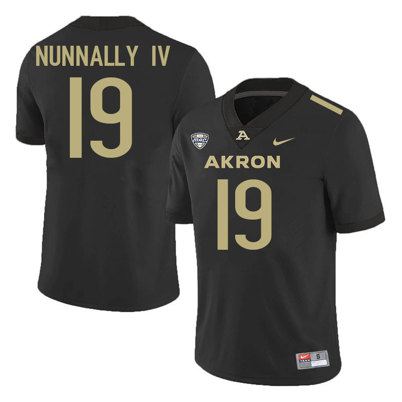 CJ Nunnally IV Akron Zips Jersey,University Of Akron #19 CJ Nunnally IV Jersey Youth-Black